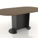 Modelo 3d Mesa de jantar OVAL 1600x900 mm (nogueira freixo clareado) - preview