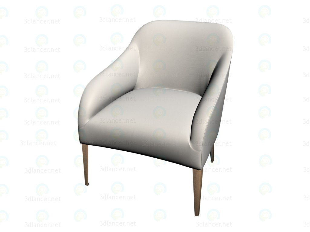 3d model Armchair 9755 - preview