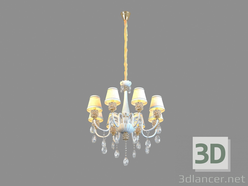 3d model Chandelier A8330LM-8GO - preview