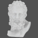 3D Modell Marmorskulptur Büste des Herkules - Vorschau