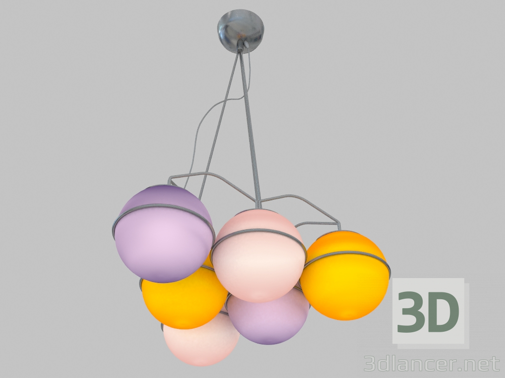 3D modeli Fikstür (Avize) Ixora (1345 6) - önizleme