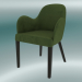 3d model Emily Half Chair (Green) - preview