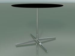Стол круглый 5555 (H 72,5 - Ø 89 cm, Black, LU1)