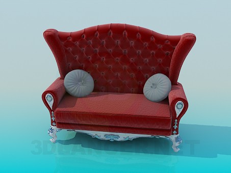 modelo 3D Sofa barroco - escuchar modelo 3D Sofa barroco - escuchar