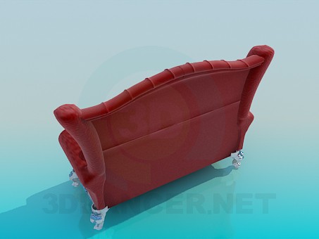 modelo 3D Sofa barroco - escuchar modelo 3D Sofa barroco - escuchar