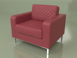 Bentley armchair (Red leather)