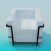 3D Modell Stilvolle Sessel - Vorschau