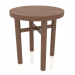 3d model Stool (straight end) JT 032 (D=400x430, wood brown light) - preview