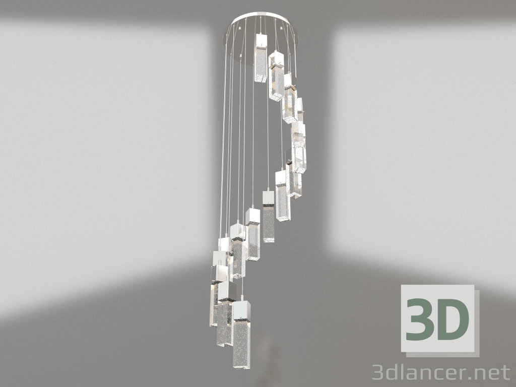 modèle 3D Suspension Aqua chromé (08510-15А,02) - preview