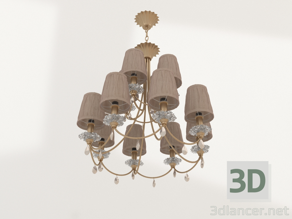 modèle 3D Lustre suspendu (6290) - preview