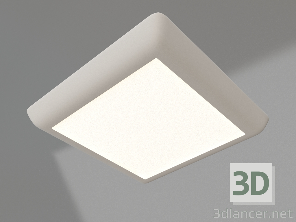 3D Modell Lampe CL-FIOKK-S180x180-12W Day4000-MIX (WH, 120 Grad, 230V) - Vorschau