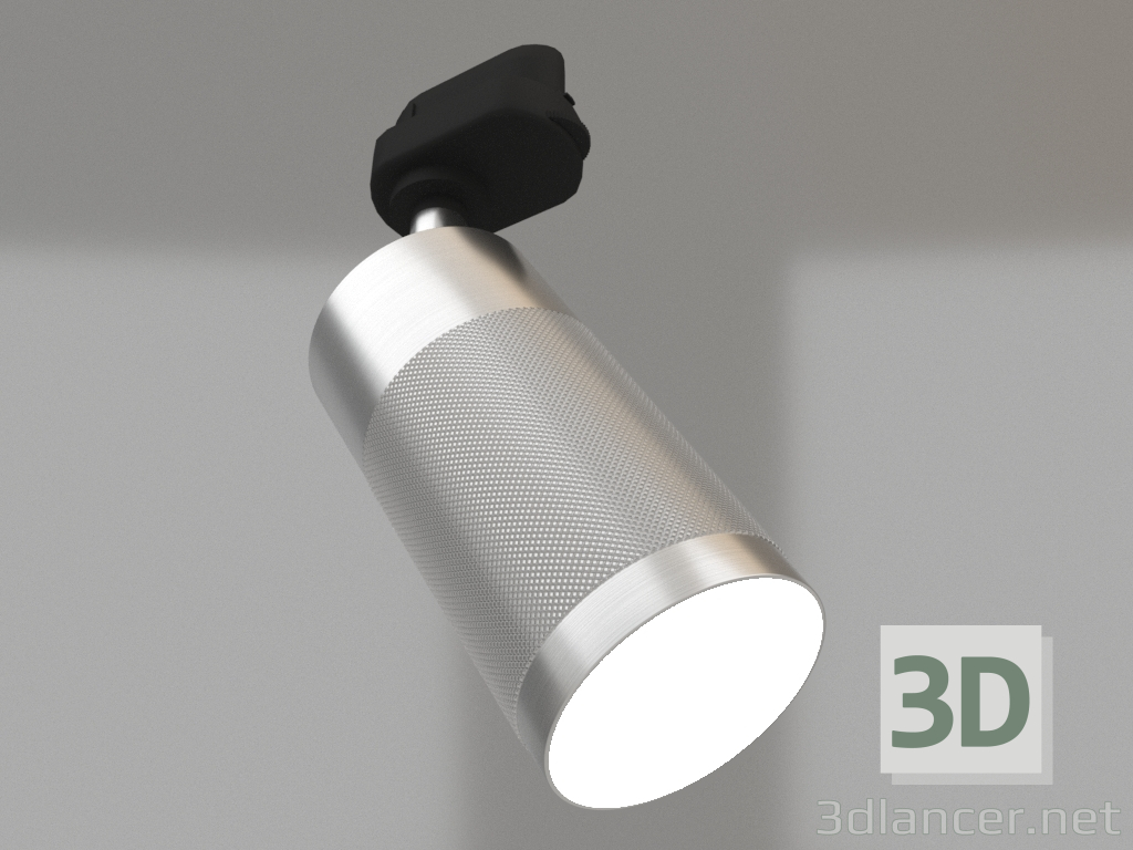 modello 3D Lampada da binario a soffitto Patrone (ottone nichelato) - anteprima