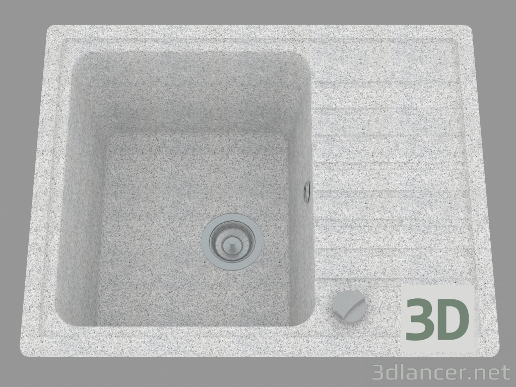 modèle 3D évier de cuisine Reflex (ZUX 711A) - preview