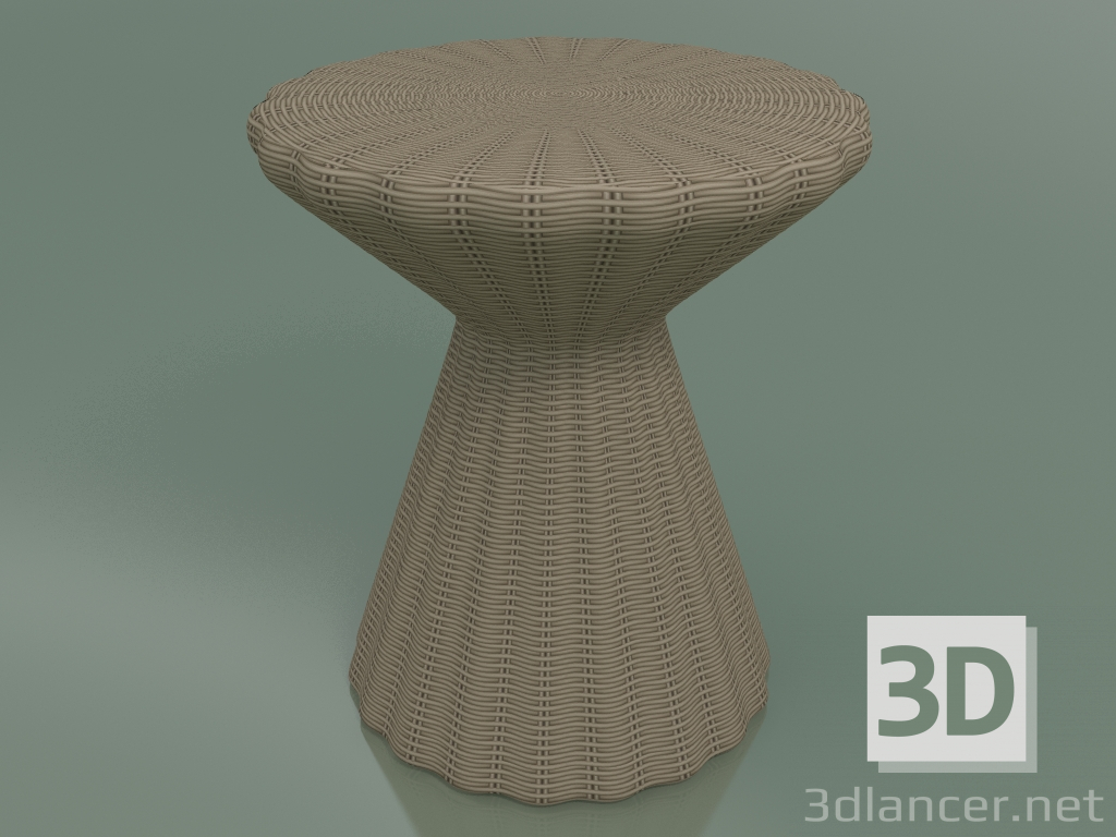 3 डी मॉडल साइड टेबल, ओटोमन (बोल्ला 13, प्राकृतिक) - पूर्वावलोकन