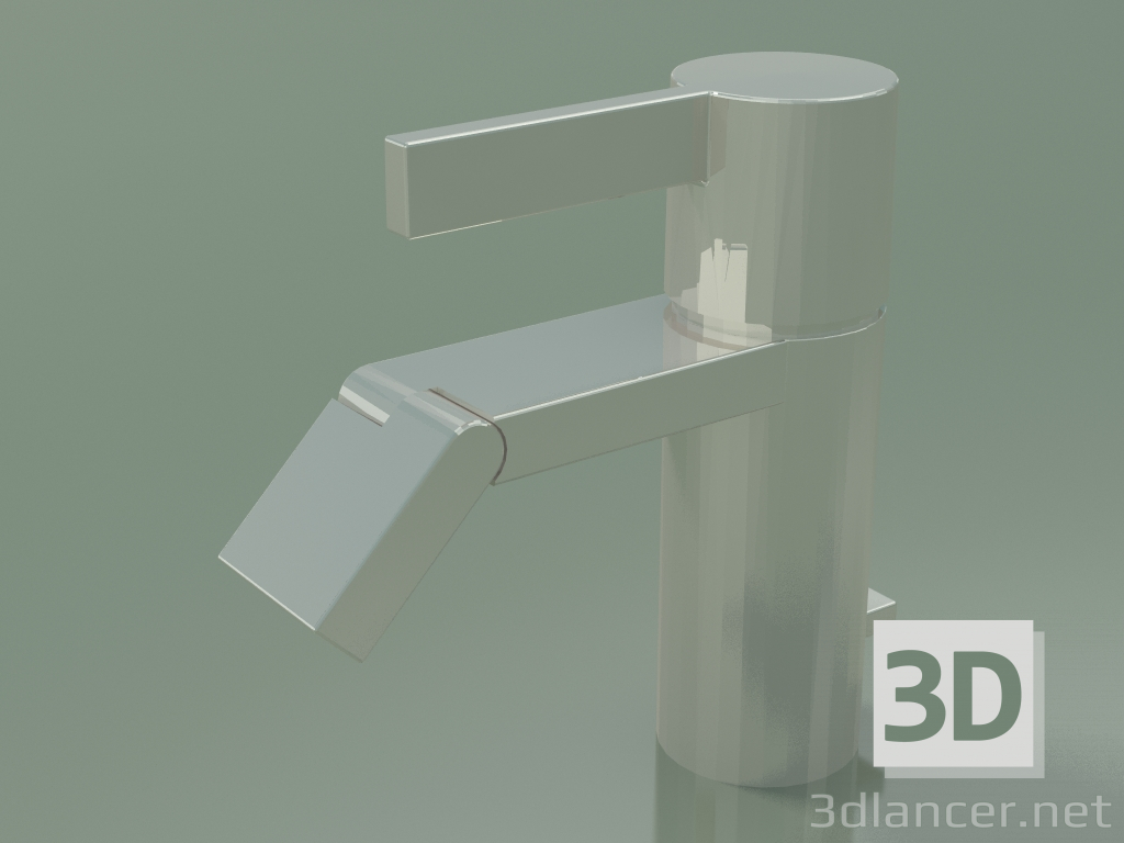 3D Modell Einhebel-Bidetmischer mit Abfall (33 600 670-08) - Vorschau