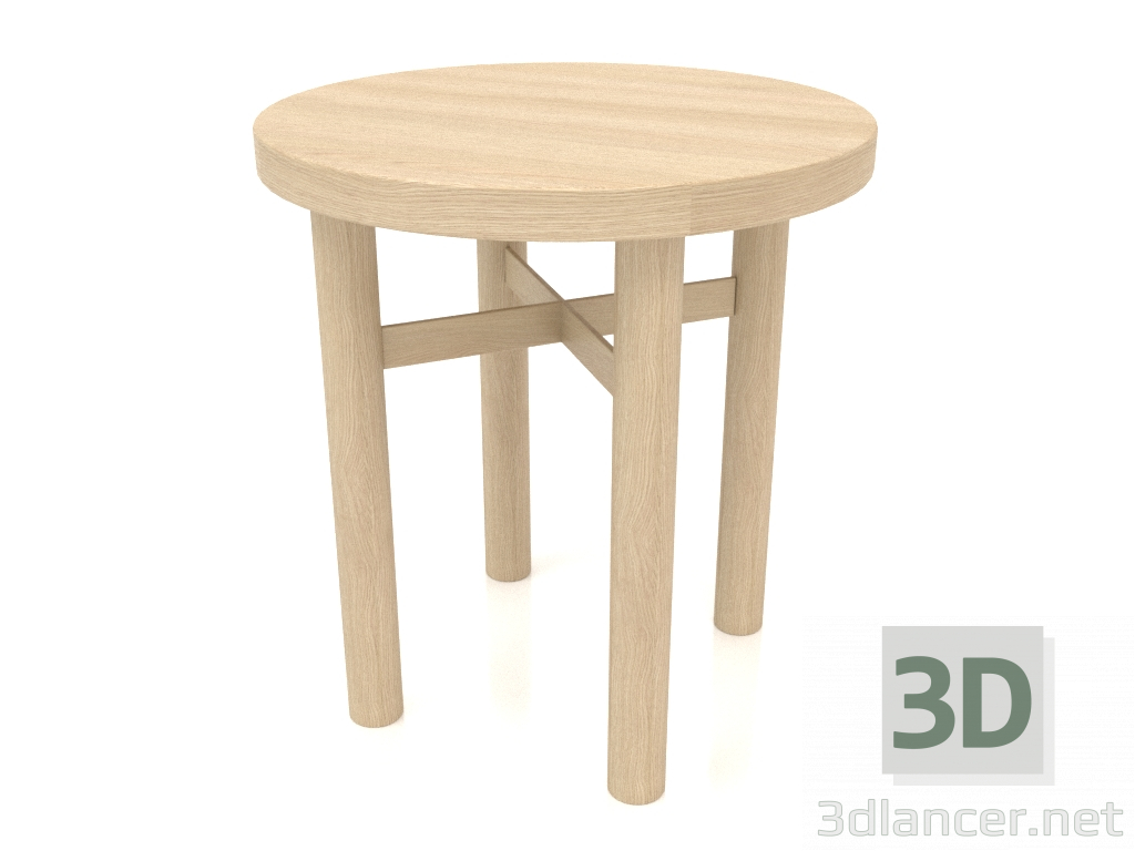 3d model Stool (straight end) JT 032 (D=400x430, wood white) - preview