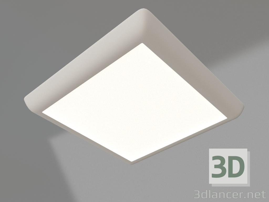 modello 3D Lampada CL-FIOKK-S220x220-18W Day4000-MIX (WH, 120 gradi, 230V) - anteprima