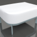 modello 3D Pouf per sedia (grigio blu) - anteprima