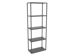 Large rectangular rack (METAL, 60x30x170, 5 shelves)