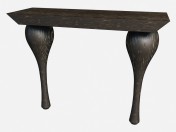 Side table on curly legs Art Deco iPadliacci Z04