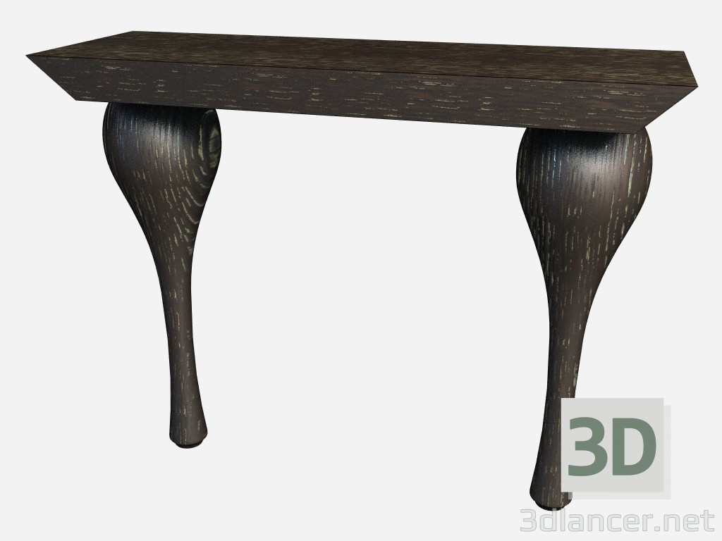 3d model Mesa de centro en rizado patas Art Decó iPadliacci Z04 - vista previa