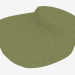 3d model Upholstered pouf - preview