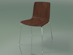Cadeira 3906 (4 pernas de metal, nogueira)