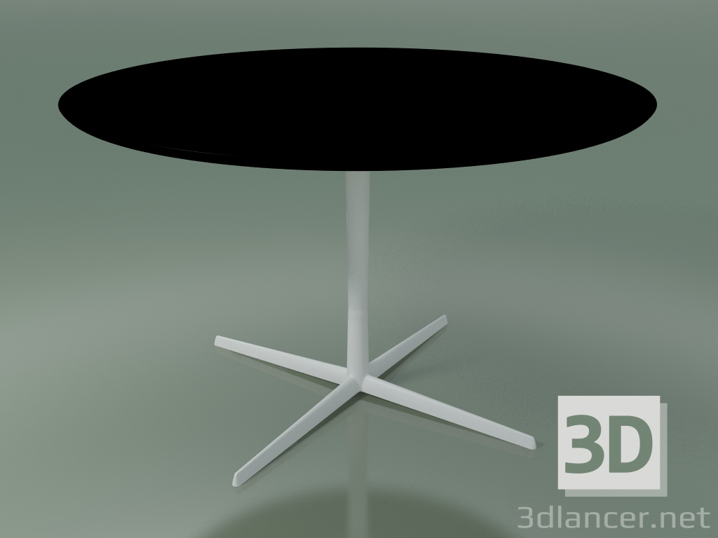 modello 3D Tavolo rotondo 0766 (H 74 - P 120 cm, F05, V12) - anteprima