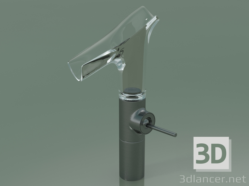 3d model Basin mixer 220 with glass spout (12114340) - preview