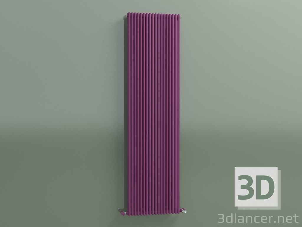 modèle 3D Radiateur vertical ARPA 28 (1820x487, violet transport RAL 4006) - preview