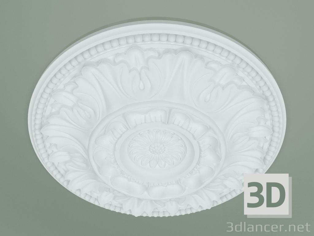 3d model Rosette with ornament RW041-1 - preview