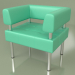 3 डी मॉडल कुर्सी व्यवसाय (हरा चमड़ा) - पूर्वावलोकन