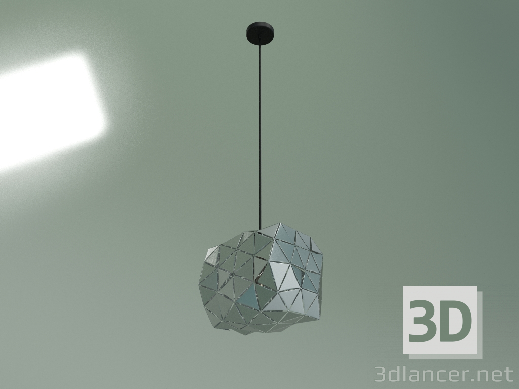 modello 3D Lampada a sospensione 50168-1 (cromo) - anteprima