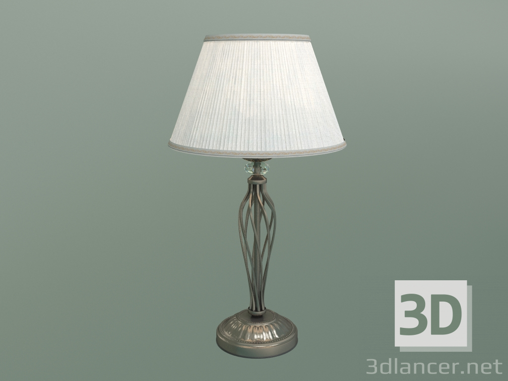 3d model Lámpara de mesa 01002-1 (bronce antiguo) - vista previa