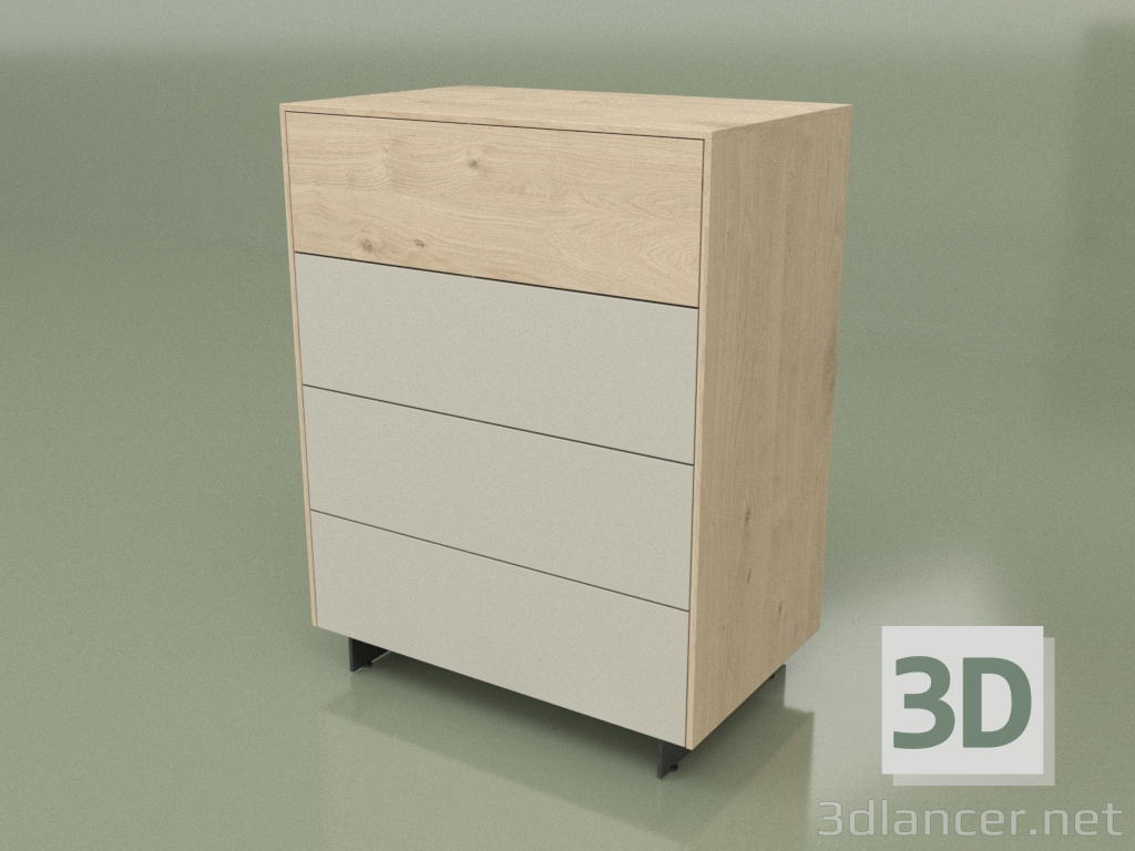 3d model Chest of drawers CN 300 (Champagne, Ash) - preview
