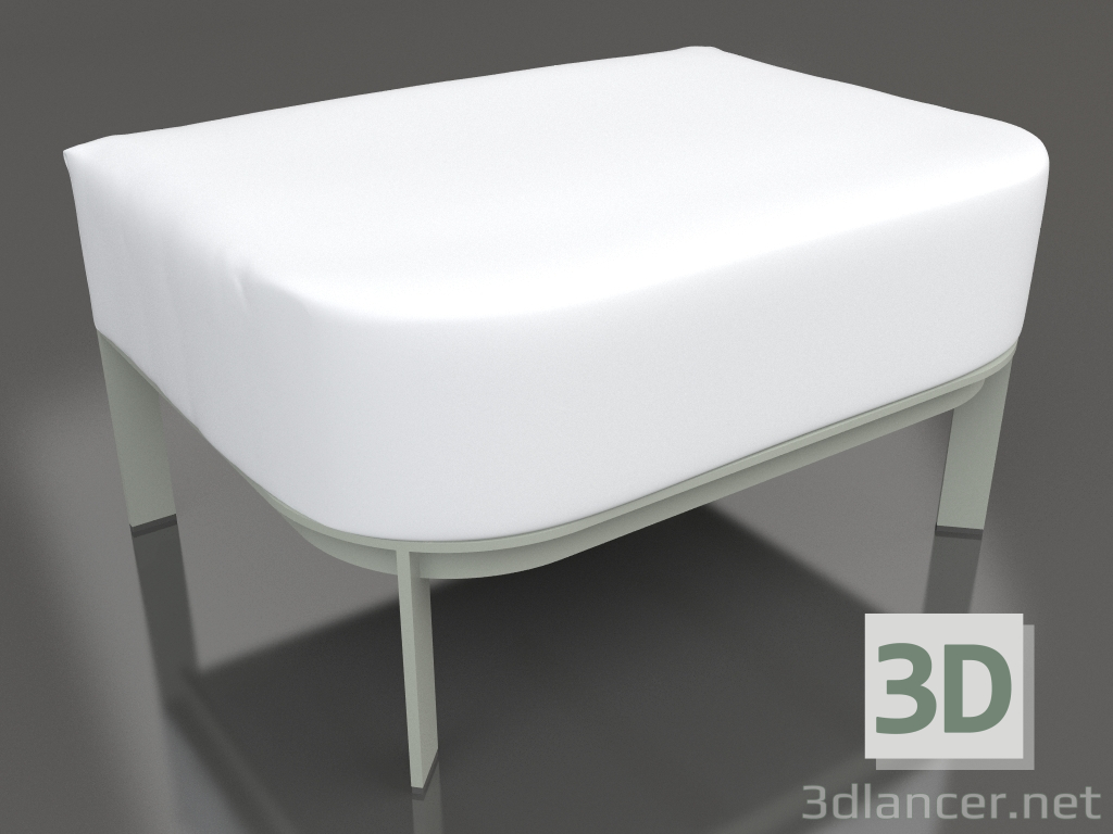 modèle 3D Pouf pour chaise (Gris ciment) - preview
