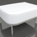 3D modeli Sandalye için puf (Çimento grisi) - önizleme
