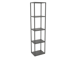 Large rectangular rack (METAL, 40x30x170, 5 shelves)