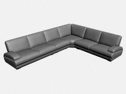 Canto do sofá Plimut (opção 1)