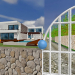 modello 3D Casa Hogar 2 piani. - anteprima