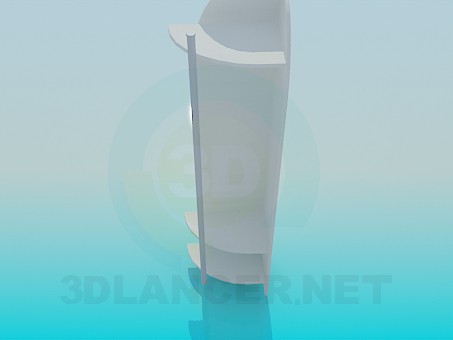 3d model The corner cupboard in the entrance hall - preview 3d model The corner cupboard in the entrance hall - preview