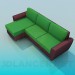 3d model Sofa in two colours - preview
