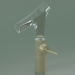 modello 3D Miscelatore lavabo 220 con bocca in vetro (12114990) - anteprima