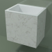 3D modeli Duvara monte lavabo (02R123101, Carrara M01, L 48, P 36, H 48 cm) - önizleme