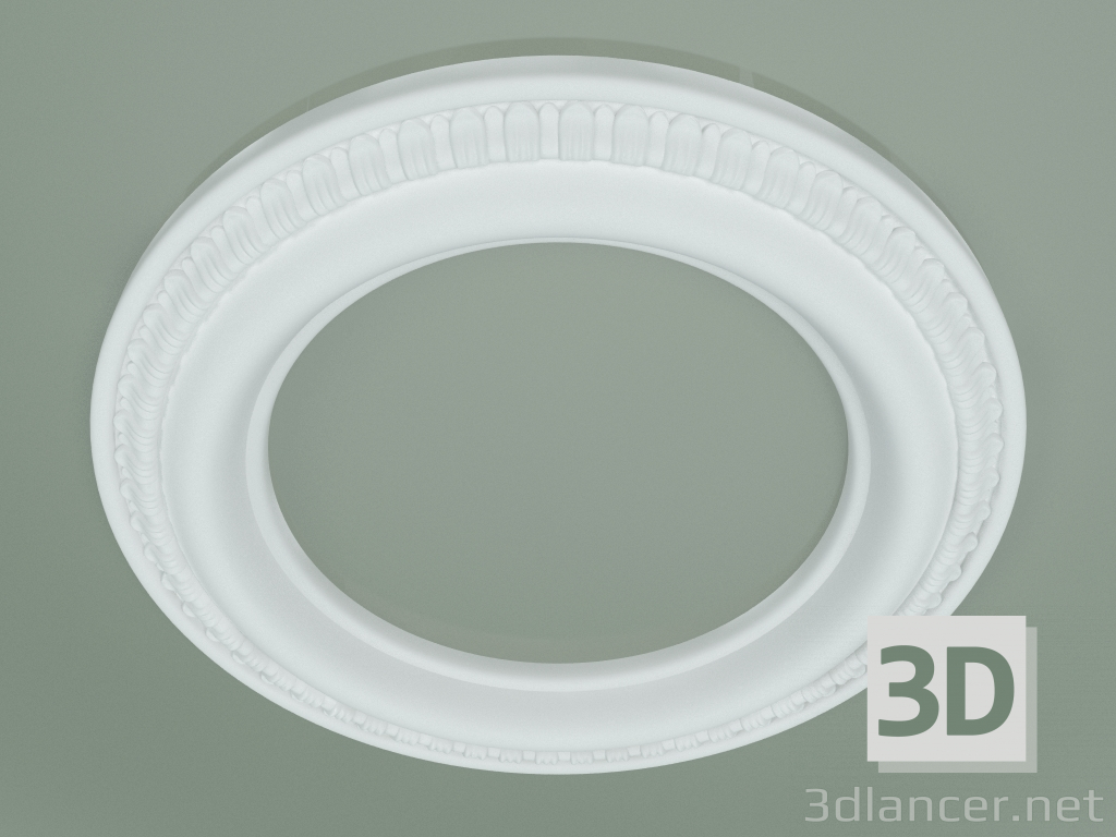 3d model Rosette with ornament RW042 - preview