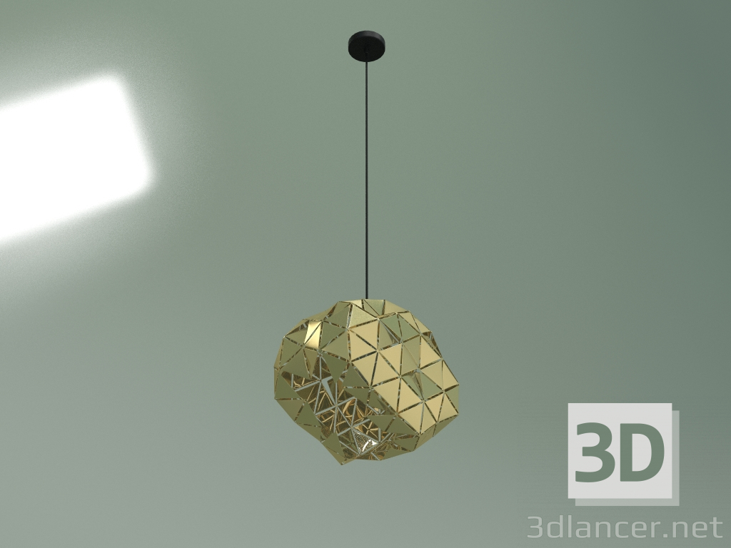 modello 3D Lampada a sospensione 50169-1 (oro) - anteprima