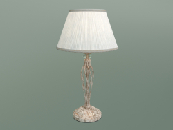 Lampe de table 01002-1 (blanc avec or)