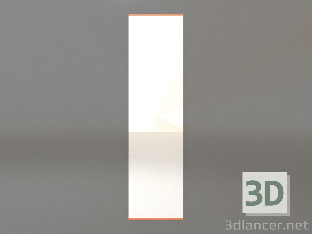 3D Modell Spiegel ZL 01 (400х1500, leuchtend leuchtend orange) - Vorschau
