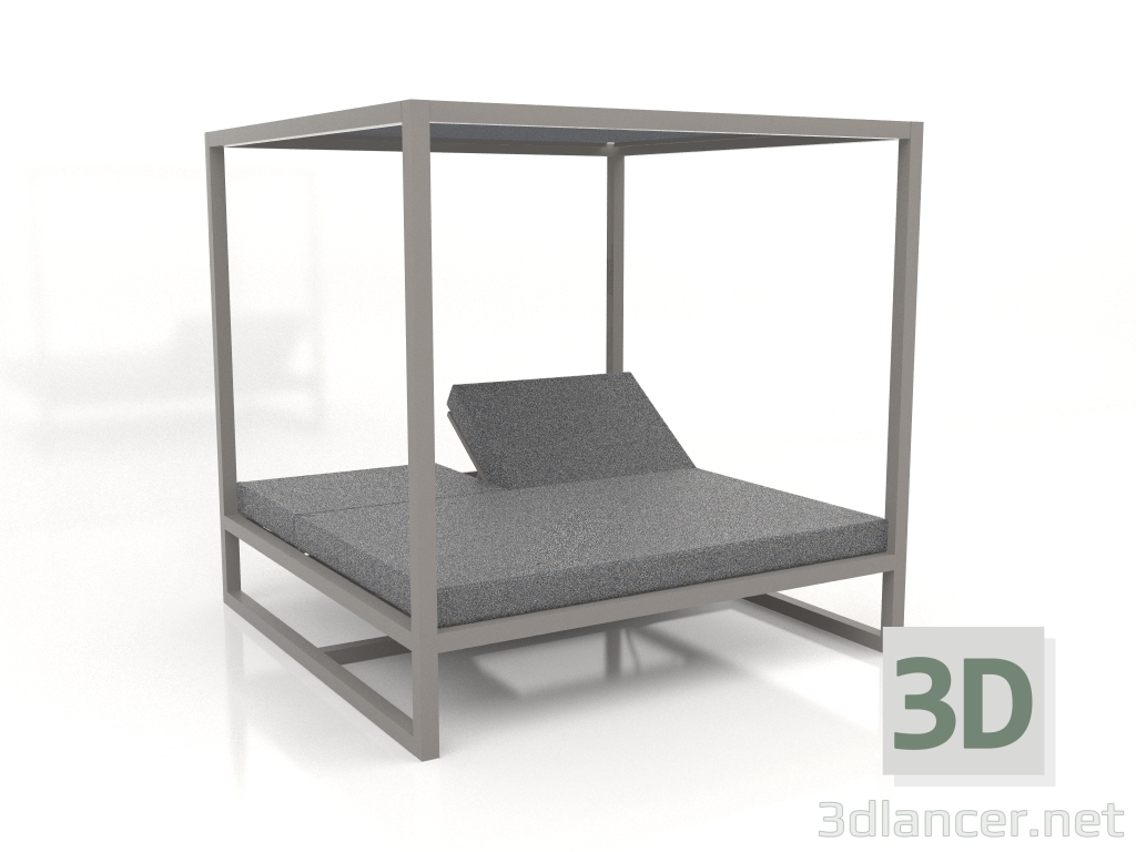 3D modeli Yükseltilmiş kanepe Sözleşmesi (Kuvars grisi) - önizleme