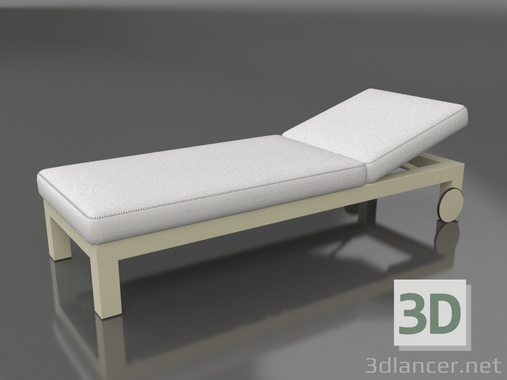 3d model Deckchair (Gold) - preview
